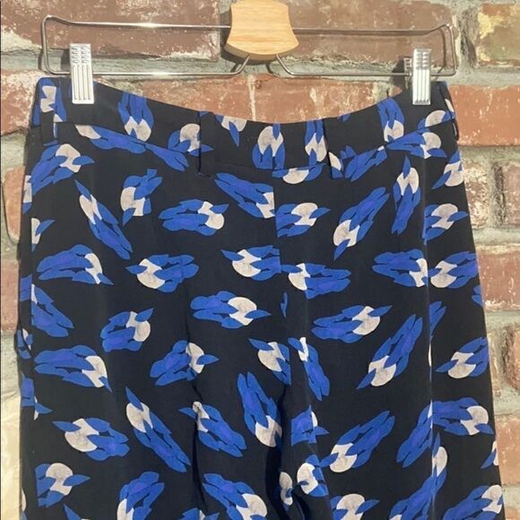 Diane Von Furstenberg Trousers in Night Clouds - Picture 8 of 9